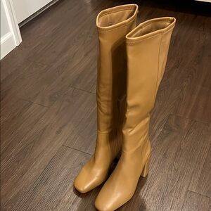 Steve Madden Tan Over the Knee Boots